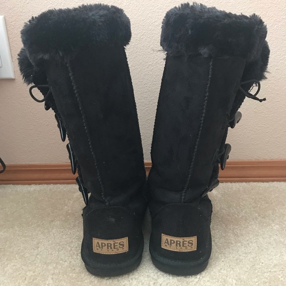 Warm Black Boots - Picture 4 of 6